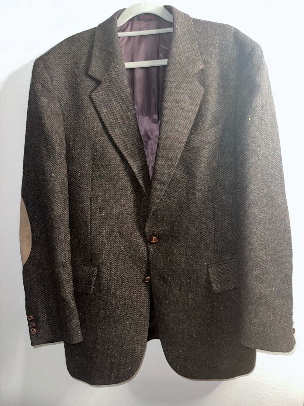 No.65 Boston Traders Brown Tweed Pure Wool Sport Coat Blazer